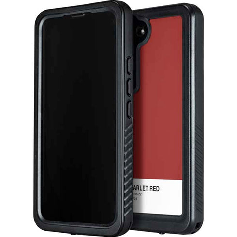 Scarlet Red Galaxy S24 Plus Waterproof Case